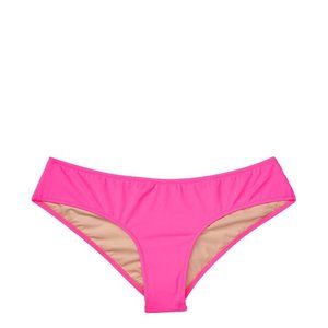 NWT Victoria Secret Malta Cheeky Hipster Swim Bottom Shocking Pink S